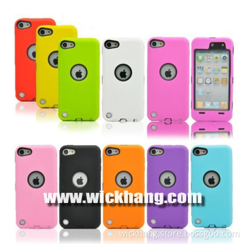 Hybrid Defender Rubber Case for Apple iPod Touch 4
